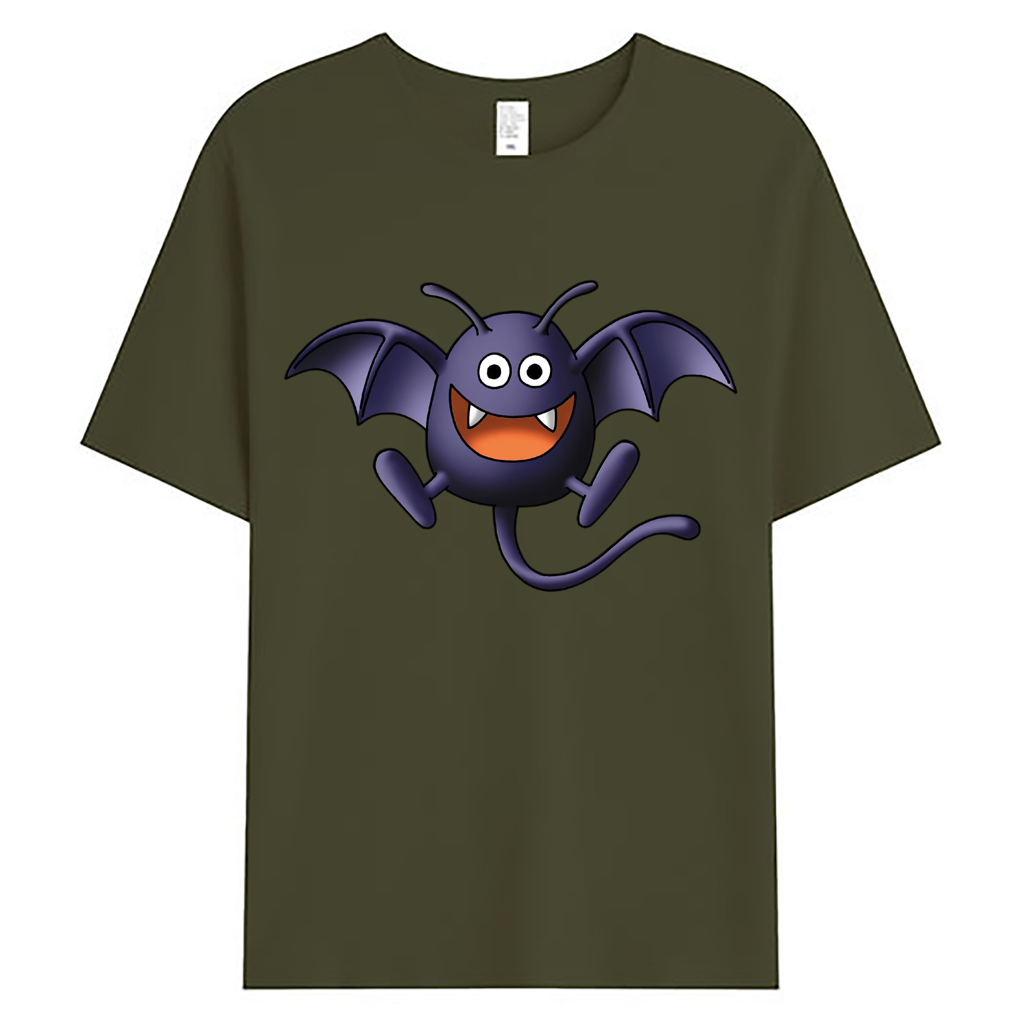 （画像用） ドラゴンクエスト Doragon Kuesuto Dragon Quest 綿100％ メンズ半袖Tシャツ｜肌触りやわらか＆通気性